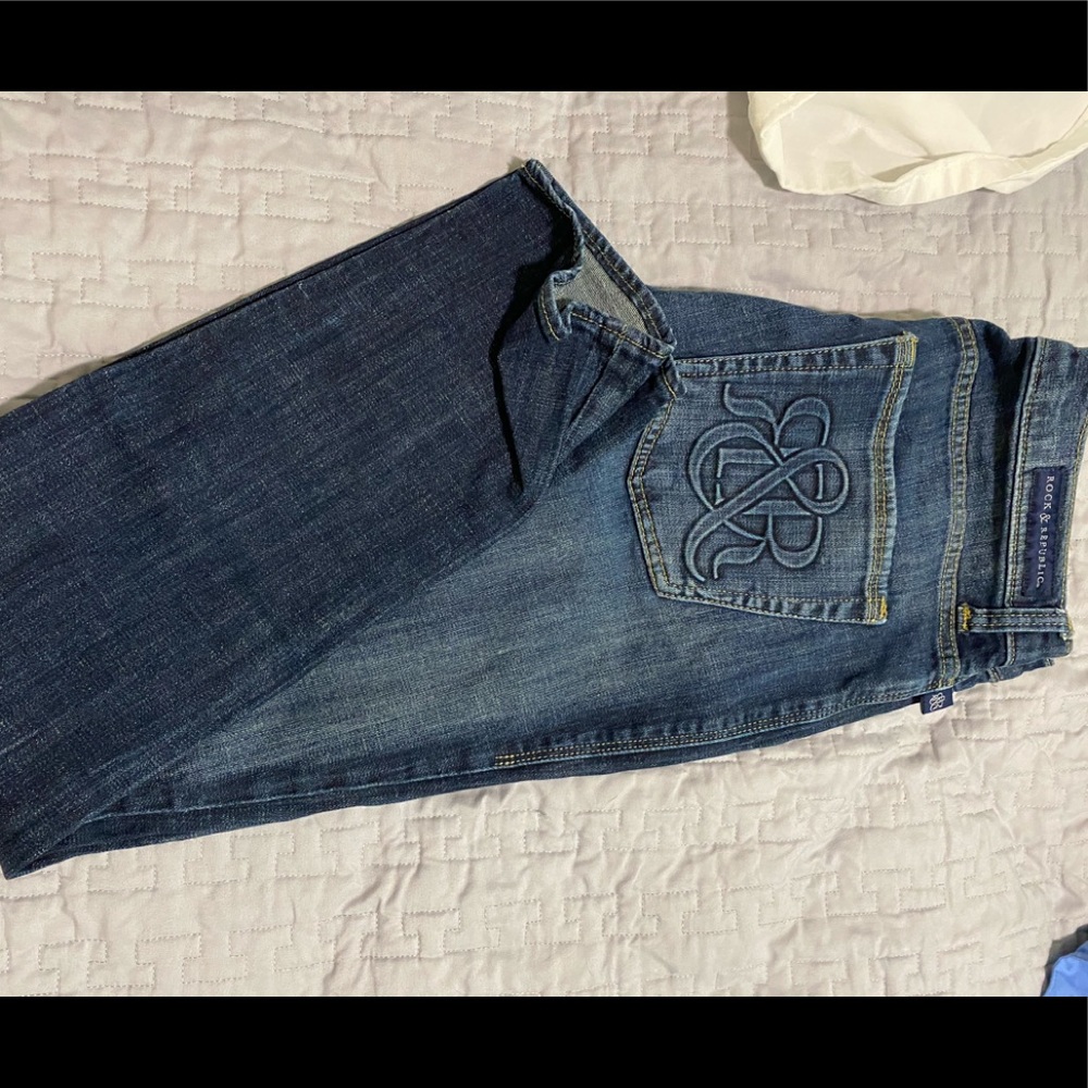 Rock & republic straight leg jeans